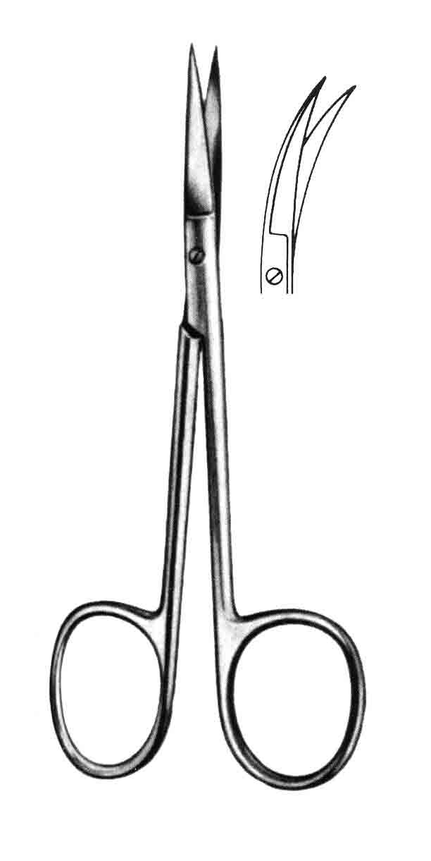 İRİS MAKASI EĞRİ 10,5CM